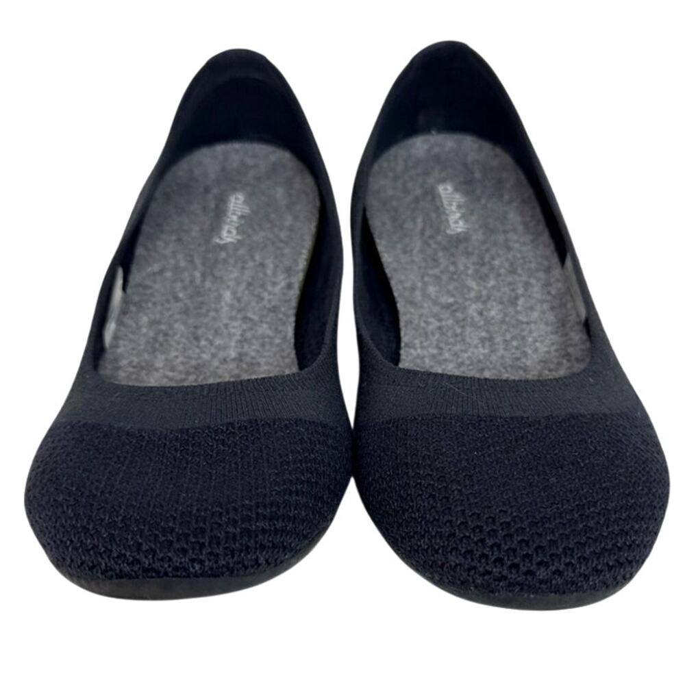 Allbirds Tree Breezers Navy Night Dark Navy Breathable Knit Ballet Flats W10.5